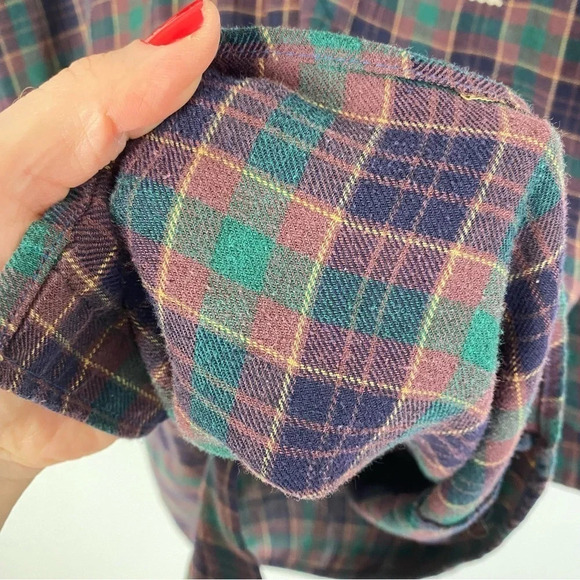 Notorious BIG Flannel Shirt Mens Large Medium Unisex Biggie Smalls Retro Plaid - Picture 9 of 15